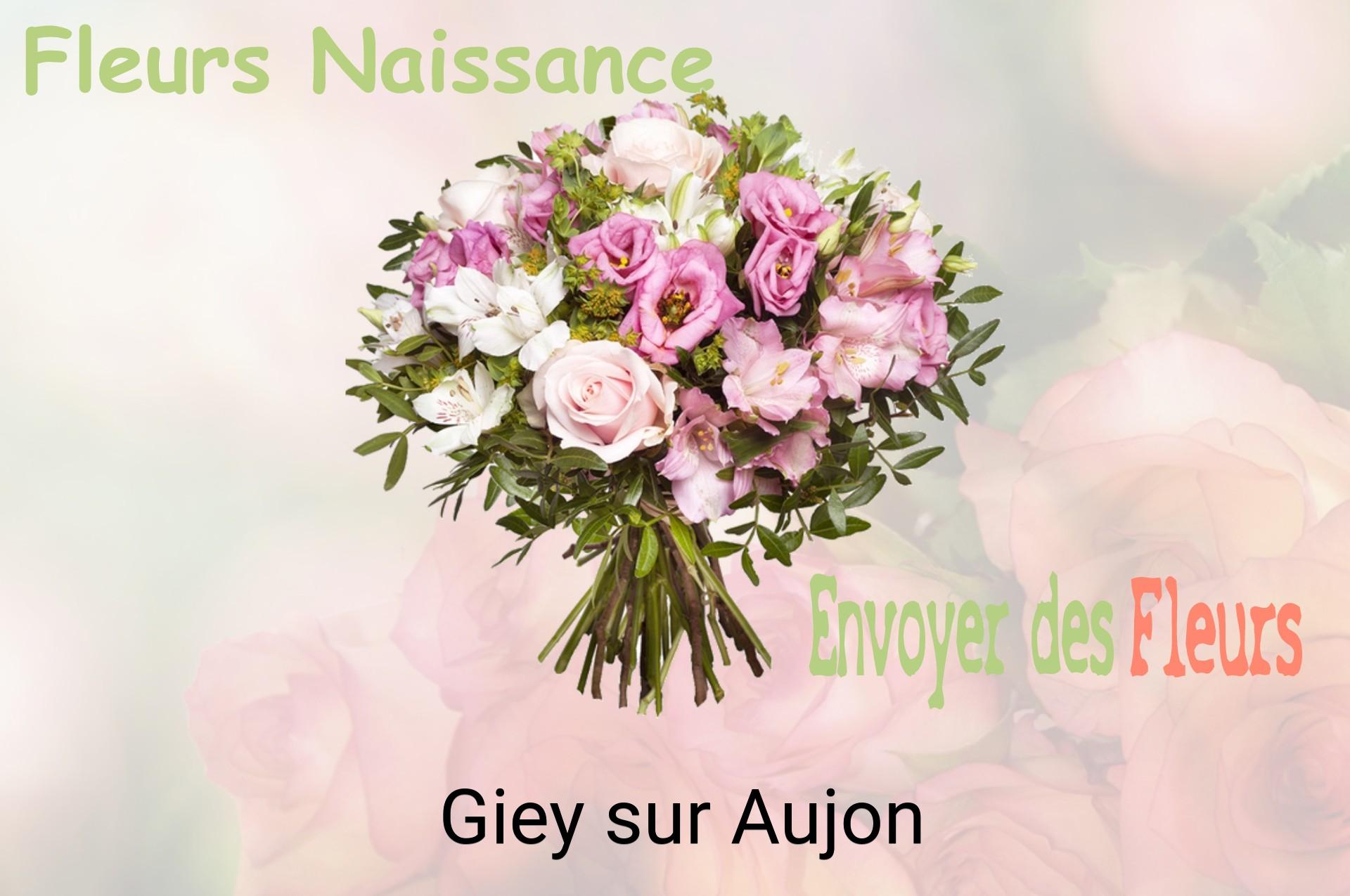 Bouquet de fleurs de naissance livré à Giey-sur-Aujon